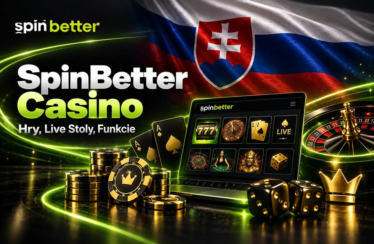 SpinBetter kasínové hry a live casino